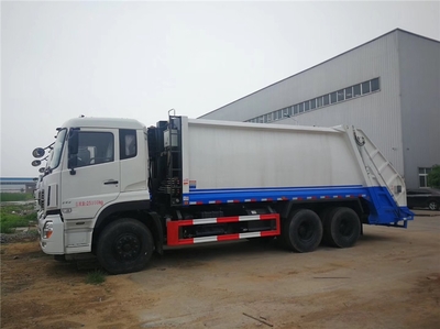 榆林東風(fēng)天錦壓縮垃圾車(chē) 車(chē)輛物流的綠色動(dòng)力