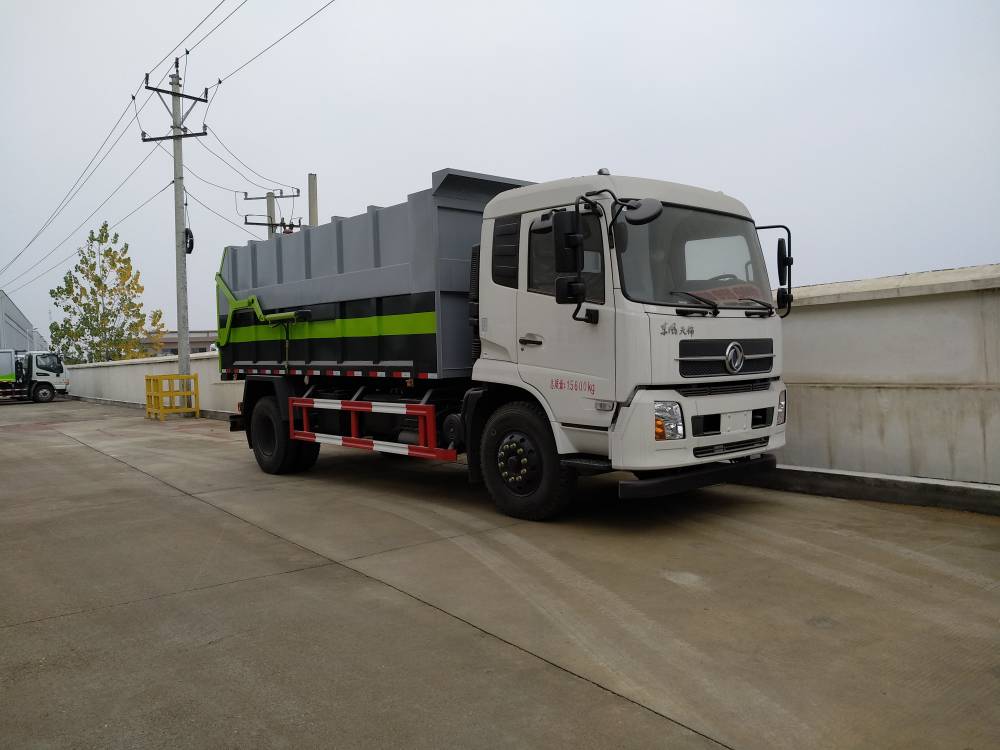 東風(fēng)天錦建筑垃圾車(chē) 專(zhuān)業(yè)壓縮轉(zhuǎn)運(yùn)的物流解決方案